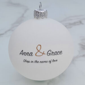 custom baubles, bables with logo 4
